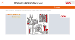 Desktop Screenshot of cdu-jerichowerland.de