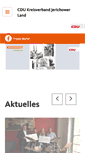 Mobile Screenshot of cdu-jerichowerland.de